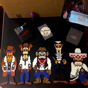 Wild Gunman Perler Art Set of 5